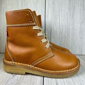 DuckFeet Faborg Odense Brown Leather Wool Lined Winter Boot Womens Size 8 EUR 38